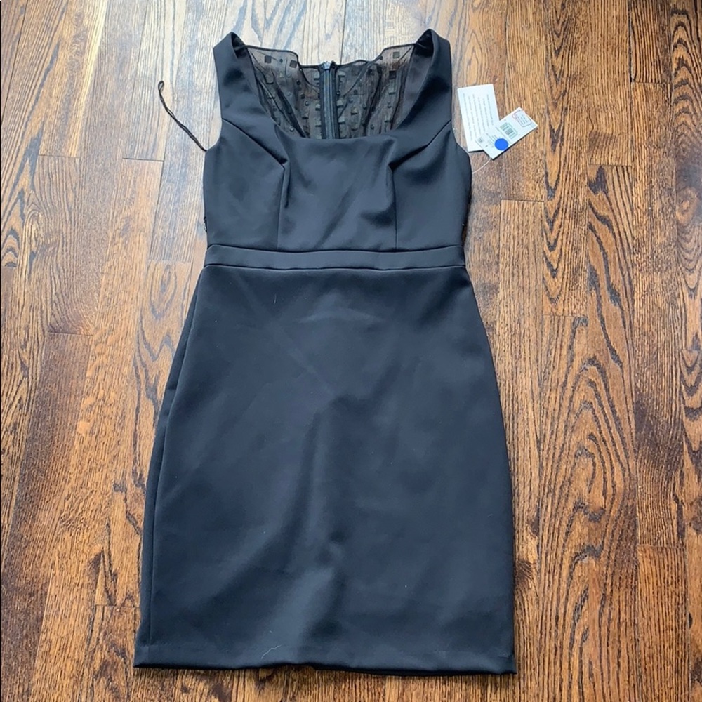 Elegant Black Dress with Studded Back
